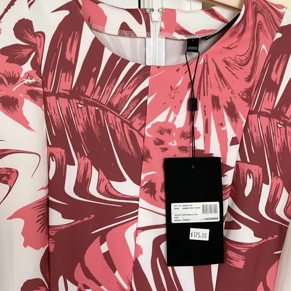 J.Lindeberg white pink floral dress brand new with tags size large - Picture 2 of 5